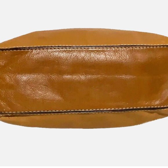 Michael Kors Brookville Slouchy Hobo Shoulder Tote Bag Cognac Leather NWT - Picture 3 of 10